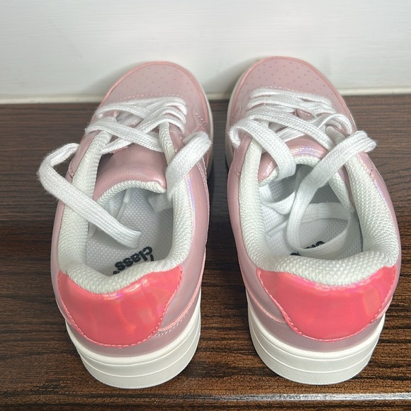 Pink Iridescent Kids Sneakers -Art Class, Sz. 3 - Picture 6 of 10